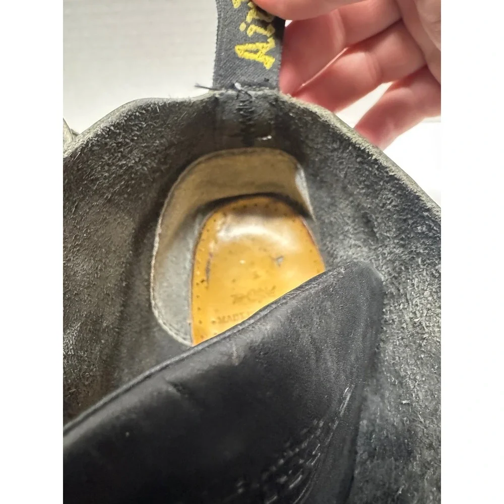 Dr. Martens 8088 Vintage Made in England Black Leather Monkey‎ Boots Mens 8